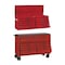 Teng Tools 8 Series Roller Cabinet & Top Box, 19 Drawer, Red, 53 in W TEN-O-TCW809N-KIT1 - alternate 2